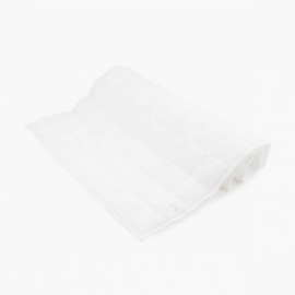 LINEN QUILTED BEDCOVER | White