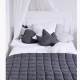 LINEN QUILTED BEDCOVER | Graphit
