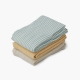 Line Muslin Cloth 3 Pack - Sea Stripe