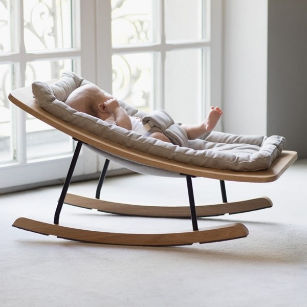 Stylish Vogue Baby Rocker Modern Bouncer Chair With Music & Vibrations 