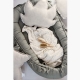 Linen Baby Nest | Colors & Ruffles
