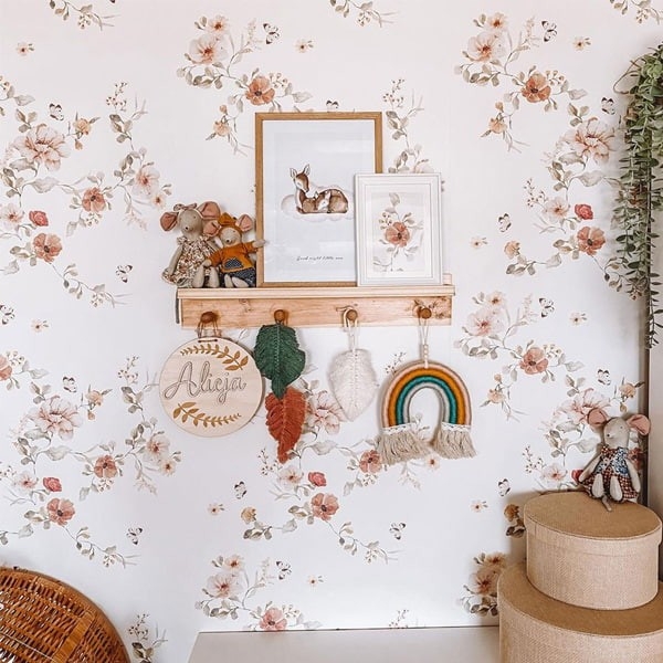 Floral Vintage Wallpaper – dekornik