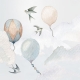 Balloons Fairytale Wallpaper