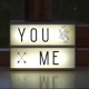 Caja de luz A4 para personalizar mensajes