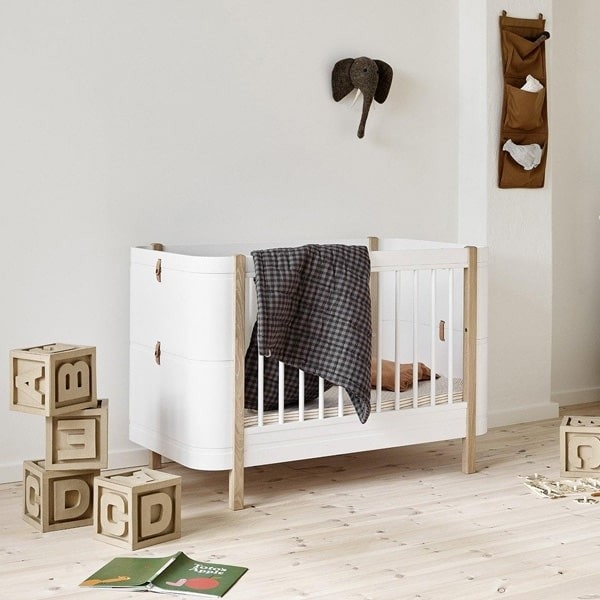 Cuna Wood Mini+ Blanca | Oliver Furniture