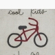 Cool Kids Ride Bikes wall hanging
