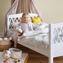 White Harlequin Bed | Options