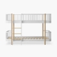 Wood Low bunk bed | Oak
