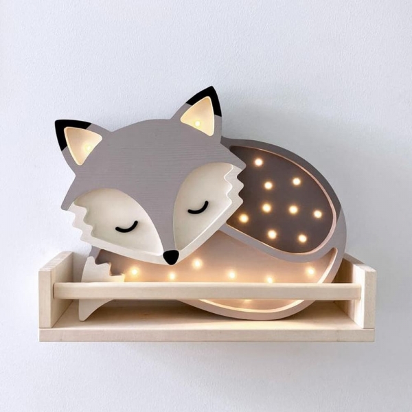 Lámpara infantil de mesa con forma de gato - Peekaboo