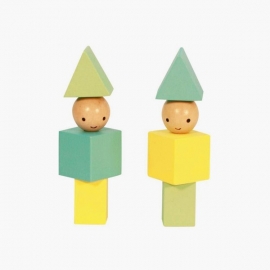 Muñecos madera | Bloques