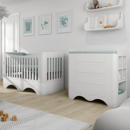 Cuna lacada Soft – Habitaciones de bebé de Muebles ROS