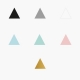 Vinilo triángulos | Varios Colores