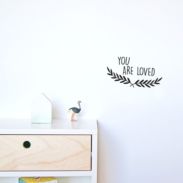 Vinilo "You are loved" | Colores varios