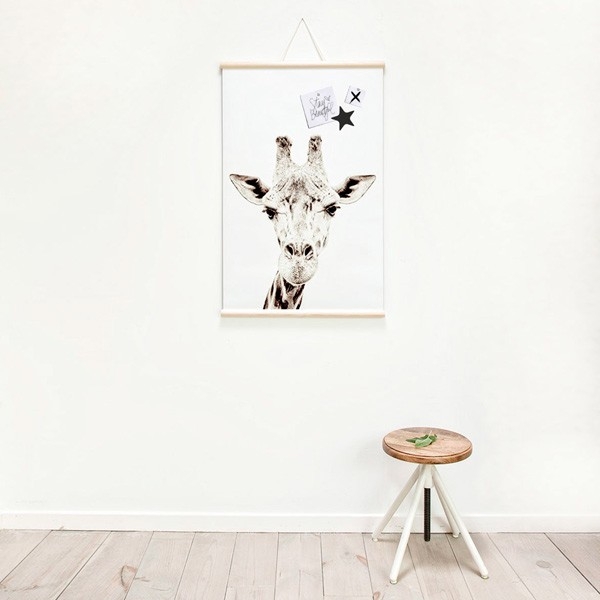 Poster magnético Giraffe