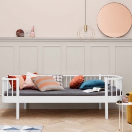 Wood Day Bed | White