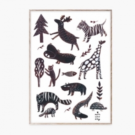 Wild Animals Illustration