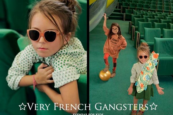 Very french gangsters. Gafas de sol infantiles