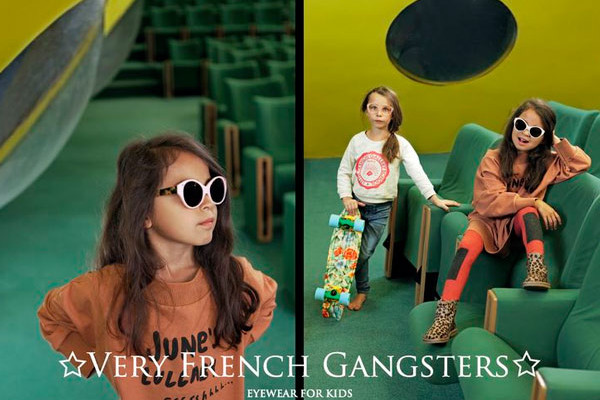 Very french gangsters. Gafas de sol infantiles